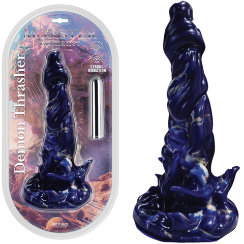 Monster Romance Demon Thrasher Vibrating Dildo - Vibrating Dildos