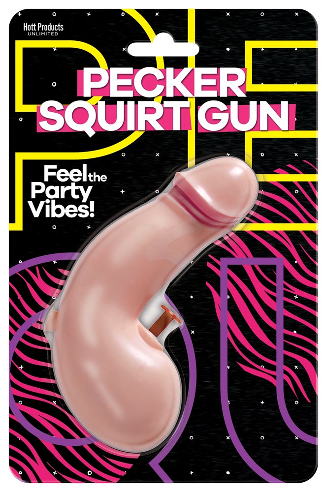 Hott Products Pecker Shaped Squirt Gun - Party Gifts and Novelties