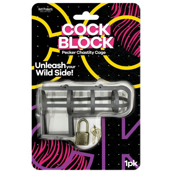 Hott Products Cock Block Pecker Chastity Cage - Party Gifts and Novelties