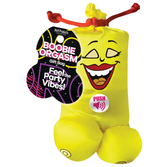 Hott Products Boobie Orgasm Talking Audible Party Gift Bag - Party Gifts and Novelties