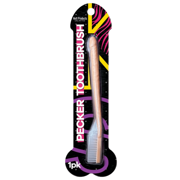 Hott Products Toothbrush With Pecker Shaped Handle - Party Gifts and Novelties