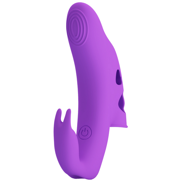 Pretty Love Yenna Rechargeable Honey Finger Vibrator Purple - Finger and Tongue Vibrators