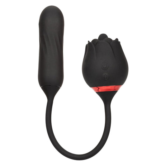 California Exotics Elite Lover Clitoral Vibrator Black - Clit Ticklers and Pulsators
