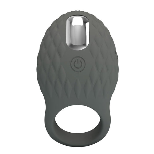 Pretty Love Master Ring Helious Vibrating Cock Ring Grey - Vibrating Cock Rings