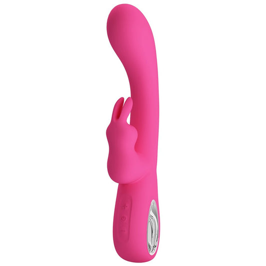 Pretty Love Novak 12 Functions Rabbit Vibrator Pink - Rabbit Vibrators