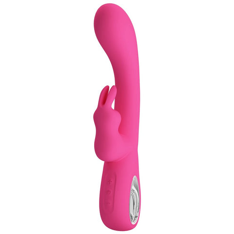 Pretty Love Novak 12 Functions Rabbit Vibrator Pink - Rabbit Vibrators