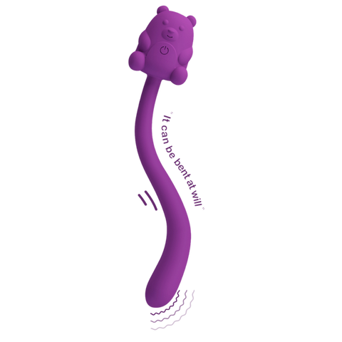 Pretty Love Cute Bear Flirting Stick Adult Massager - Personal Massagers