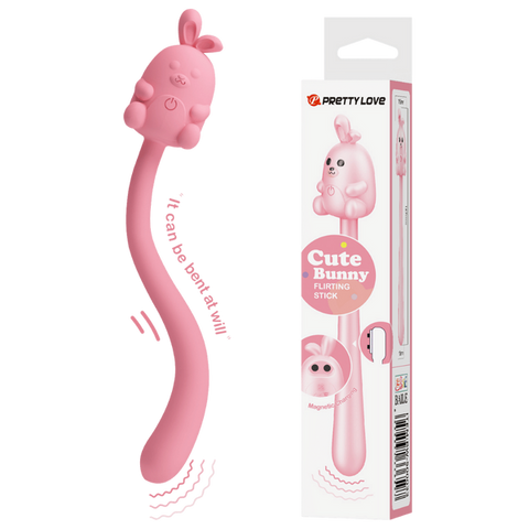 Pretty Love Cute Bunny Flirting Stick Personal Massager - Personal Massagers