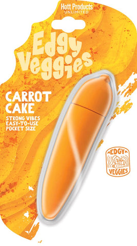 Hott Products Edgy Veggies Carrot Shaped Bullet Vibrator - Bullet Vibrators