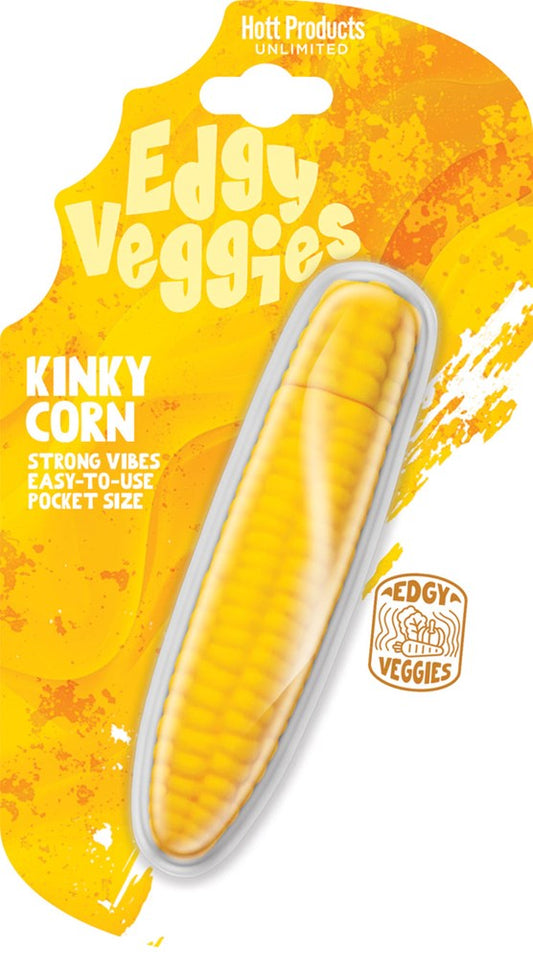 Hott Products Edgy Veggies Corn Cob Shaped Bullet Vibrator - Bullet Vibrators