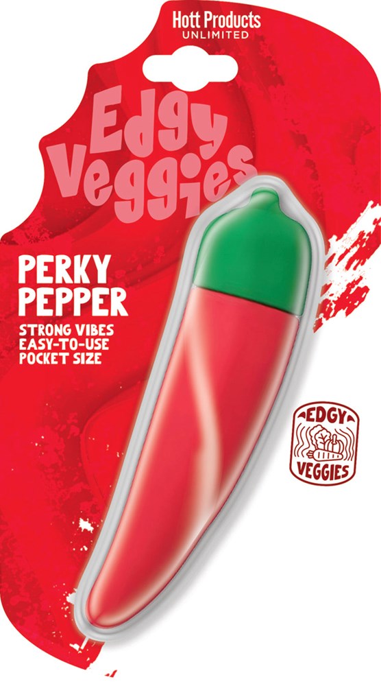Hott Products Edgy Veggies Pepper Shaped Bullet Massager - Bullet Vibrators