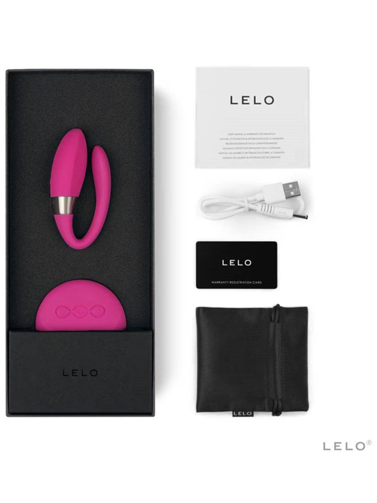 Lelo Tiani 2 Silicone Clitoral Massager Cerise - Clit Ticklers and Pulsators