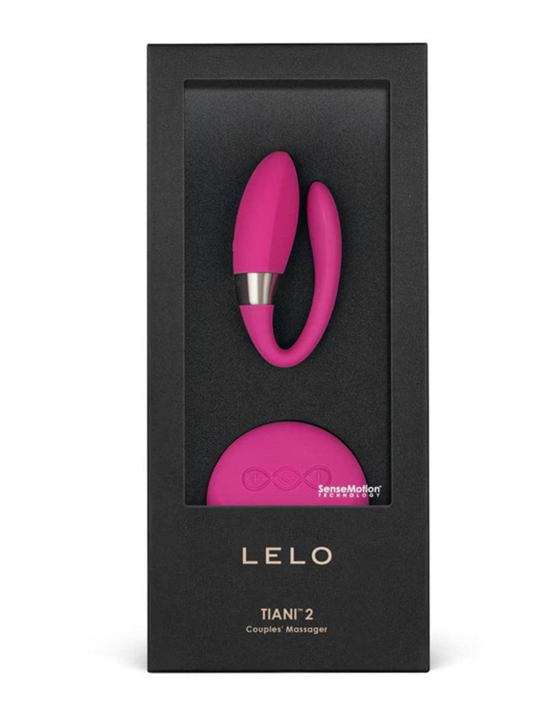Lelo Tiani 2 Silicone Clitoral Massager Cerise - Clit Ticklers and Pulsators