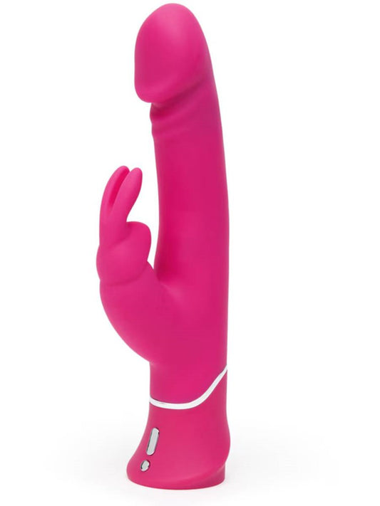 Happy Rabbit Realistic Dual Density Rabbit Vibrator Pink - Rabbit Vibrators