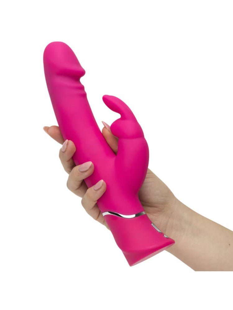 Happy Rabbit Realistic Dual Density Rabbit Vibrator Pink - - Rabbit Vibrators
