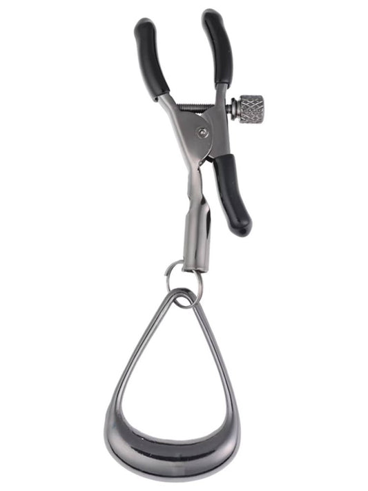 Sportsheets Velvet Noir Tuggable Nipple Clamps - Nipple and Clit Clamps