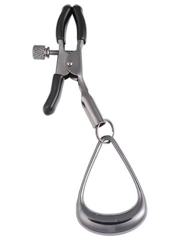 Sportsheets Velvet Noir Tuggable Nipple Clamps - Nipple and Clit Clamps