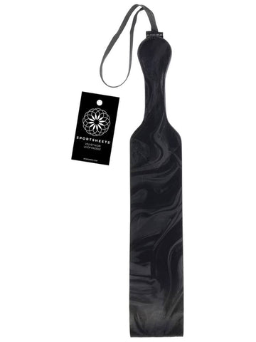 Sportsheets Velvet Noir Loop Bondage Paddle - Paddles And Slappers
