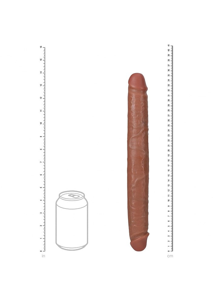 REALROCK Thick Double Ender Realistic Dildo - - Double Ender