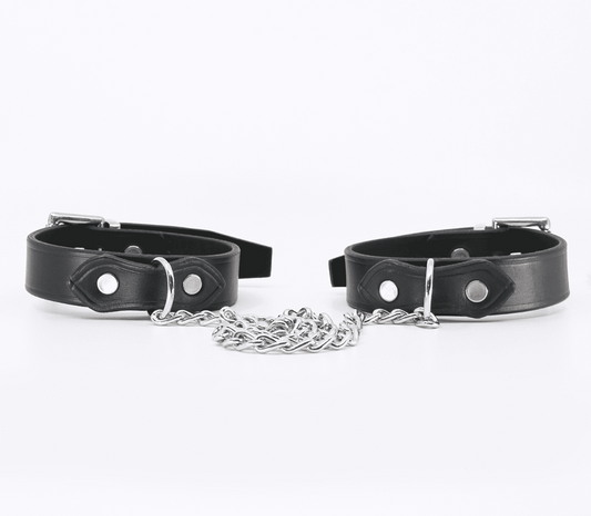 Love In Leather Bondage Leather Ankle Restraints - Cuffs And Restraints
