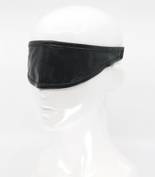 Love In Leather Mouldable Total Block Out Blindfold - Masks And Blindfolds