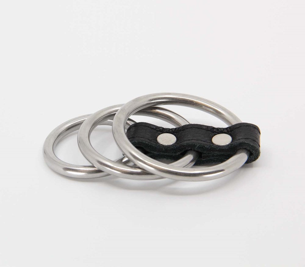 Love In Leather Gates of Hell Bondage Cock Ring - - Cock Rings