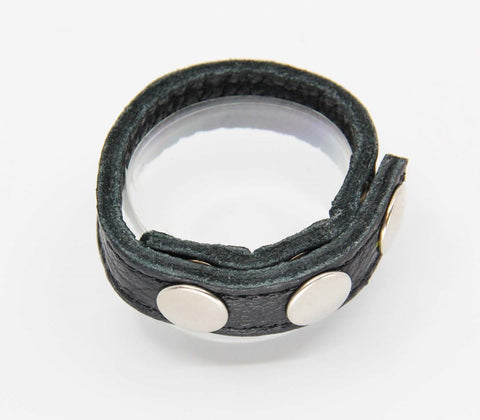 Love In Leather Adjustable amd Quick Release Cock Band - Cock Rings