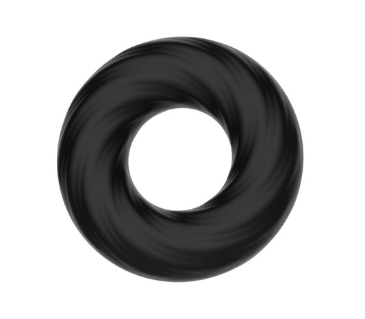 Love In Leather Silicone Fat Boy Stretchy Cock Ring - Stretchy Cock Rings