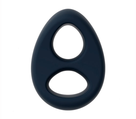 Love In Leather Tear Drop Figure 8 Mens Cock Ring - Stretchy Cock Rings
