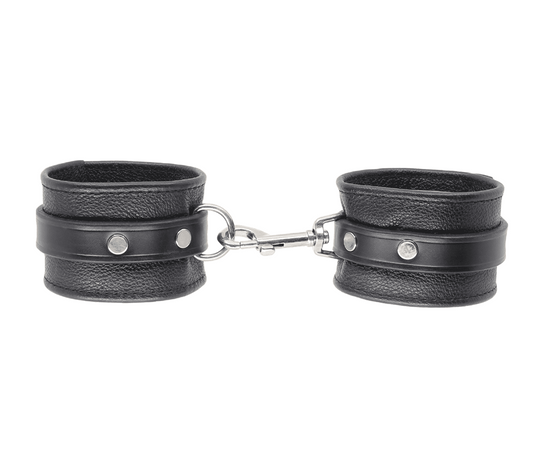 Love In Leather Soft Grained Leather Wrist Cuffs - Cuffs And Restraints