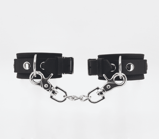 Love In Leather Heavyweight Silicone Wrist Cuffs - Cuffs And Restraints