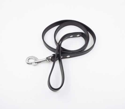 Love In Leather Classic Long Leather Bondage Lead - Collars and Leads