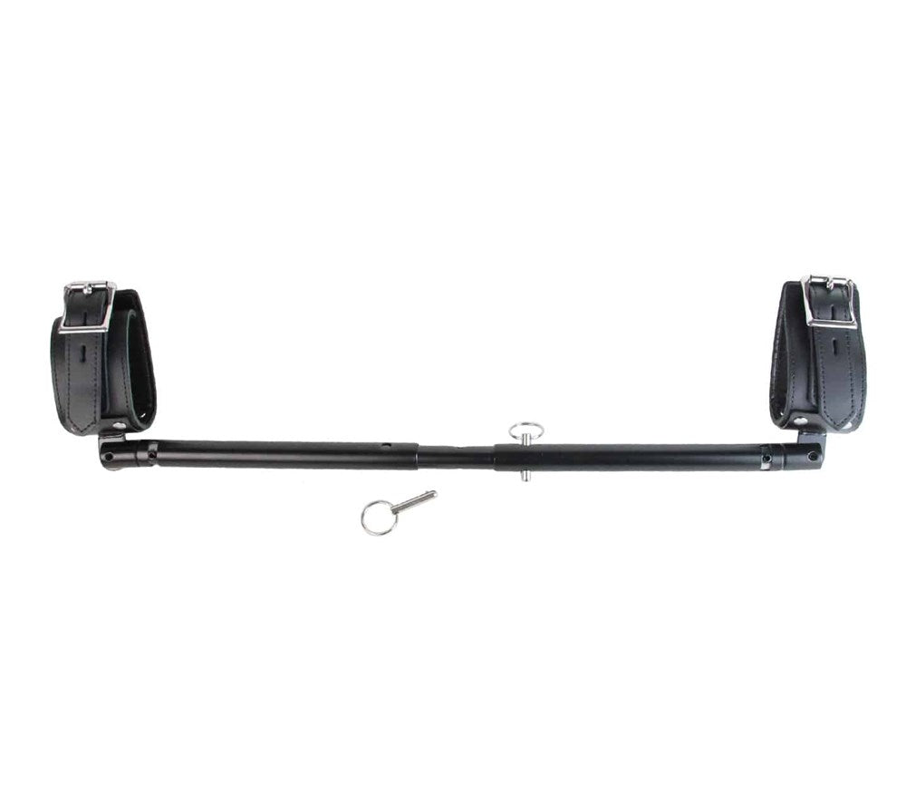Love In Leather Adjustable Spreader Bar with Cuffs - Default Title - Spreaders and Hangers