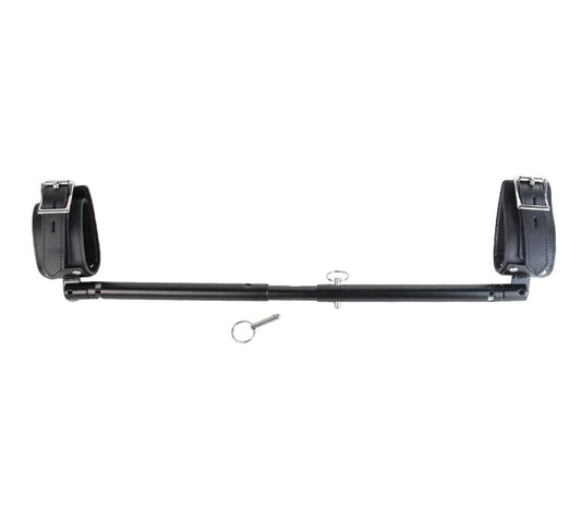 Love In Leather Adjustable Spreader Bar with Cuffs - Spreaders and Hangers