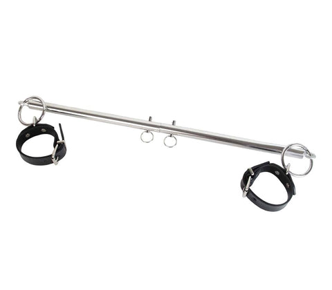 Love In Leather Silver Adjustable Spreader Bar - Spreaders and Hangers
