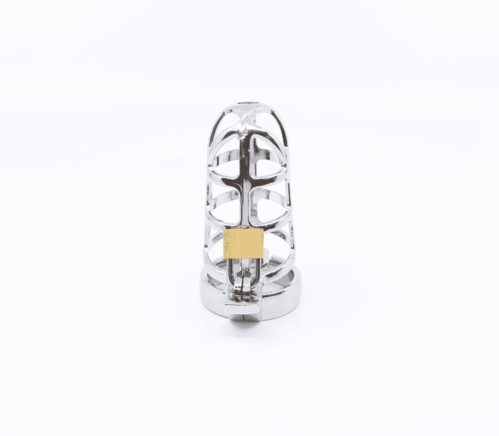 Love In Leather The Spider Web Male Cock Cage - 45mm - Male Chastity