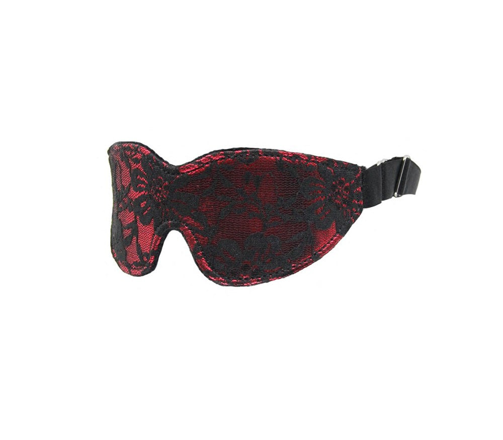 Berlin Baby BDSM Play Satin & Lace Blindfold - - Masks And Blindfolds