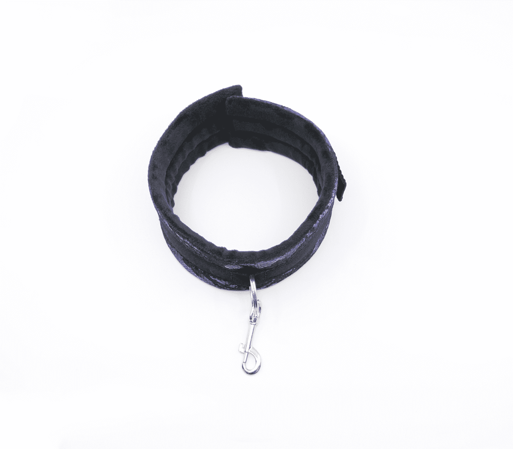 Berlin Baby Satin and Lace BDSM Play Collar - - Collars and Leads