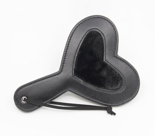 Berlin Baby Heart Shaped Vegan Leather Paddle - Paddles And Slappers