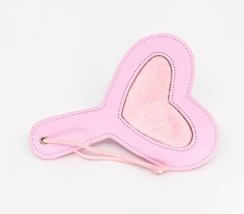 Berlin Baby Heart Shaped Vegan Leather Paddle - Paddles And Slappers