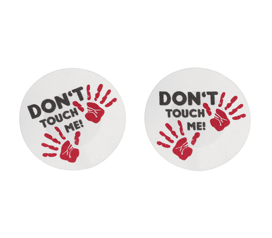 Love In Leather Dont Touch Me Nipple Pasties - Breast and Nipple Toys