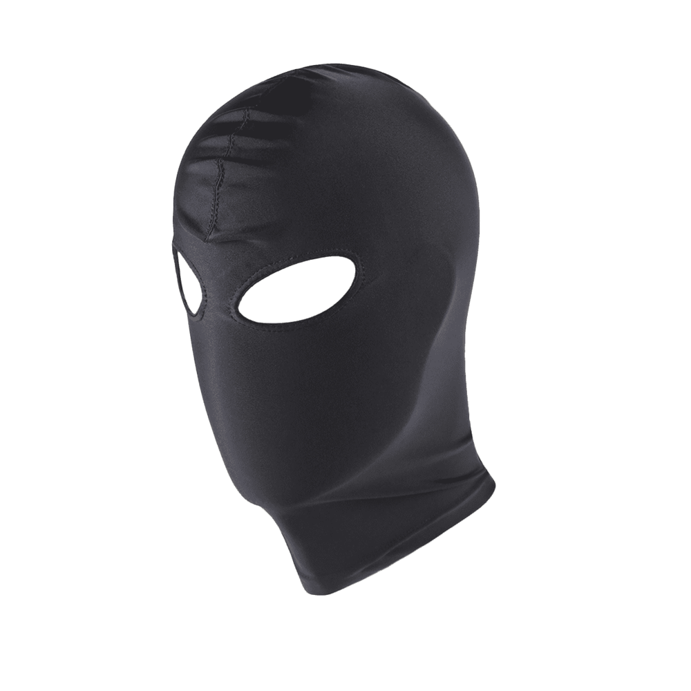 Love In Leather Closed Mouth Design BDSM Hood - - Bondage Hoods