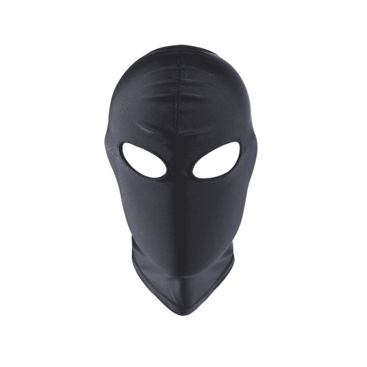 Love In Leather Closed Mouth Design BDSM Hood - Bondage Hoods