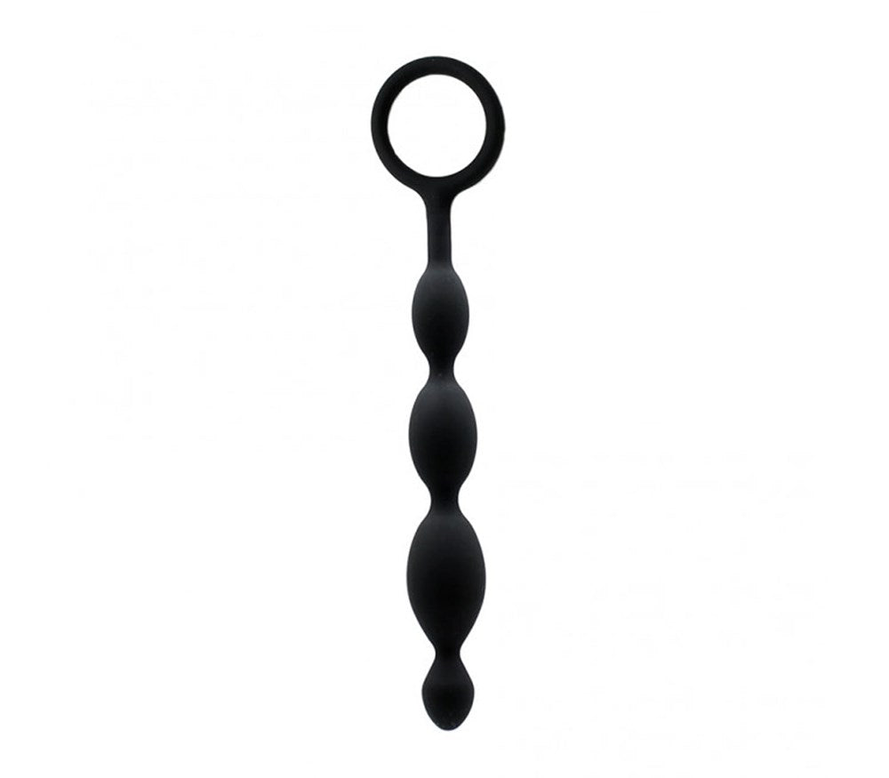 Love In Leather Silicone Anal Play Beads - Default Title - Anal Beads and Balls