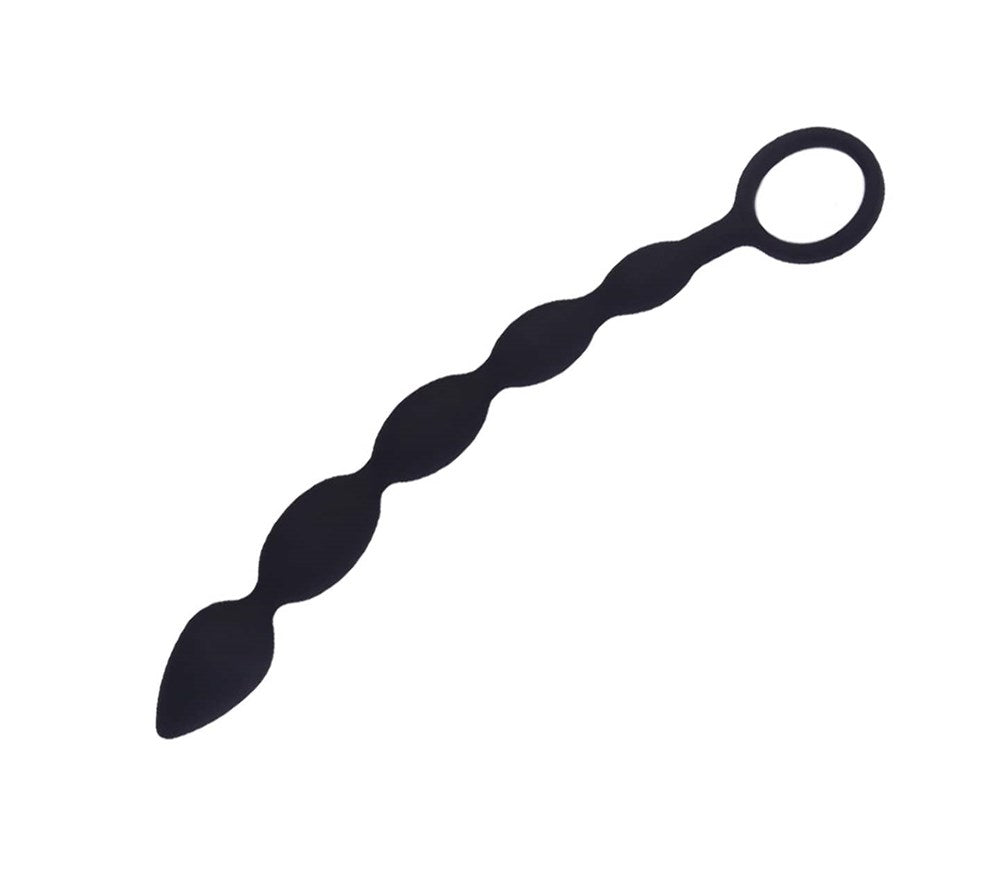 Love In Leather Medical Grade Silicone Anal Beads - - Anal Beads and Balls