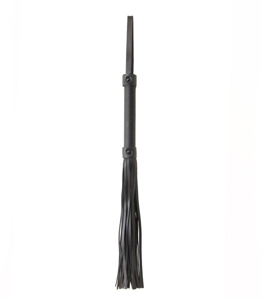 Berlin Baby Black Leather Look BDSM Flogger - Default Title - Whips And Crops