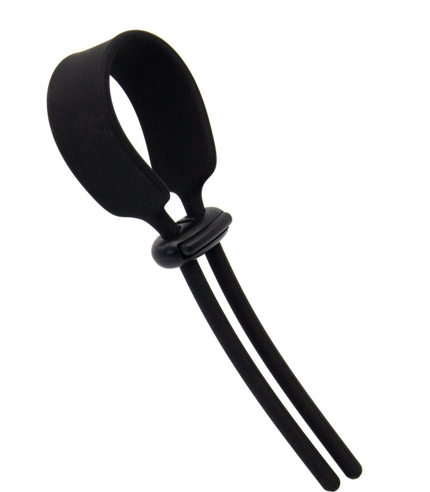 Love In Leather Lasso Style Adjustable Cock Ring - - Cock Rings