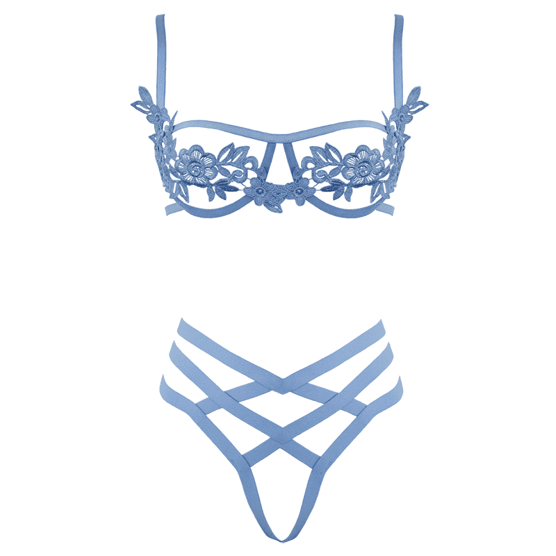 Muse Lingerie Sexy Fetish Bra and Panty Set - Small - Her Fetish