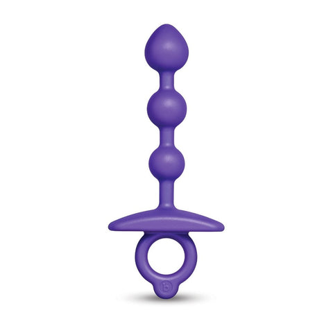 B-Vibe Butties ZIP Silicone Anal Beads - Anal Beads and Balls