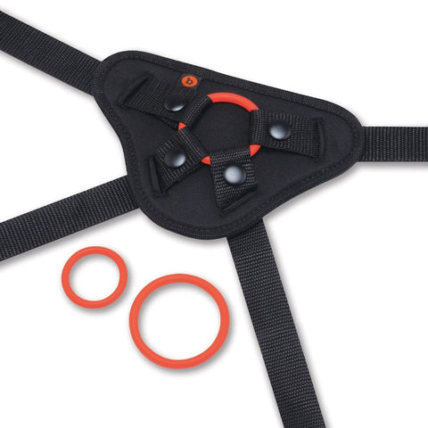 B-Vibe Beginners Strap-On Harness Set with 5 Inch Dildo - Strap On Sextoys